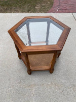 24 inch Octagonal End Table