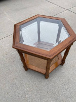 24 inch Octagonal End Table