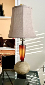 Acrylic Table Lamp By Van Teal