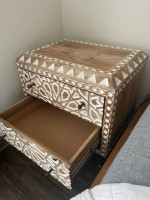Anthropologie Night Stand Side Table
