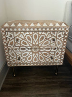 Anthropologie Night Stand Side Table