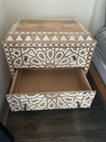 Anthropologie Night Stand Side Table