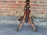 1850's Victorian Rosewood Occasional Table with Marble Top