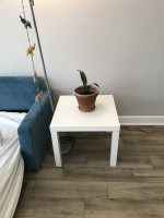 White end table