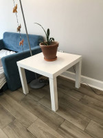 White end table