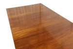 Mid Century Modern Florence Knoll Walnut and Chrome Dining Table