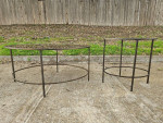 Mirror Topped Coffee Table &Matching Side Table
