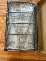 Ikea HÅVERUD Table with storage ladder, black