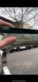 chrome & glass coffee table in the style of oliver mourgue