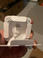airpods, apple charging cable, apple headphones