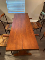 Large dining table