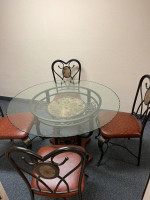 Table and matching 4 chairs
