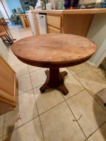 Unfinished older table