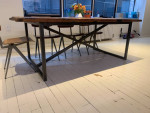 Dining Table Imported from Paris, Reclaimed Barn Wood, Seats 8-12
