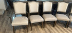 (SOLD)Dining Room Table, 6 chairs