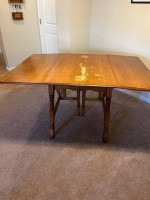 Hard maple early American dining table