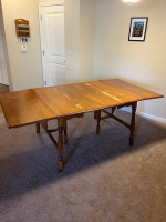 Hard maple early American dining table