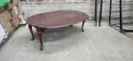 Large foldable coffee table 50 x 38 folds to 50 x 19 inches
