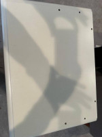 White Nightstand Table