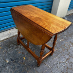 Solid wood side table