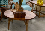 Round Ficks Reed Coffee and End Table