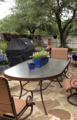 Outdoor dining table