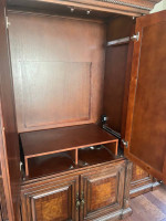 Entertainment center & matching coffee table
