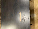 TV table with drawers and shelving