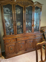 Dining table and buffet