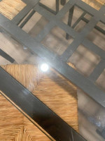 Glass Dining Table & Set of 6 Chairs