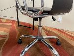 4 FT Desk Table, Storage pocket & Chrome Chair escritorio
