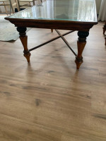 Glass Top Coffee Table and Two End Tables