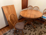 Kitchen table, desk, armoire
