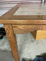 Custom dining table with 8 chairs
