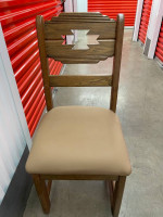 Custom dining table with 8 chairs