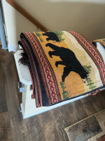 5 Matching Black Bear Table Runner 12" X 72"