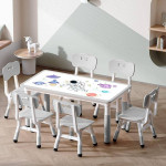Kids' Table & Chair Sets Suitable for 2 Years + Kids Height Adjustable