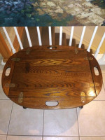 Unique small butlers tray end table (1)