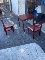Nice Wood Table & Chairs