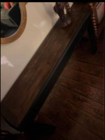 Solid Wood Black & Stain Console Table
