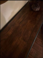 Solid Wood Black & Stain Console Table