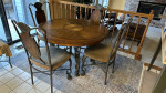 Furniture: one round breakfast table with 4 chairs