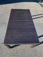 WOODEN TABLE… LARGE 5 Foot 9 Inch Heavy, Durable and ready for any PARTY, LUNC