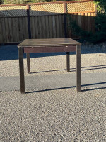 WOODEN TABLE… LARGE 5 Foot 9 Inch Heavy, Durable and ready for any PARTY, LUNC