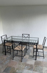 IKEA Glass Table & 4 Chairs