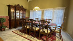 Furniture: Buffet/Dining Table with 8 Chairs Set Collection