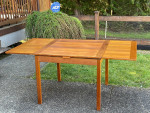 Mid Century Modern Danish, Dining Room, expendable, Teak Table