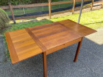 Mid Century Modern Danish, Dining Room, expendable, Teak Table