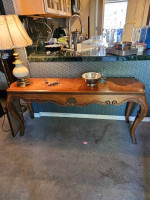 French Provincial Sofa Table