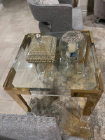 Oversized modern side table